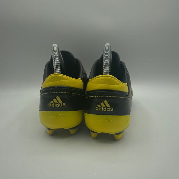 Adidas Adipure III TRX FG Soccer Cleats Black Yellow Mens Youth 6.5